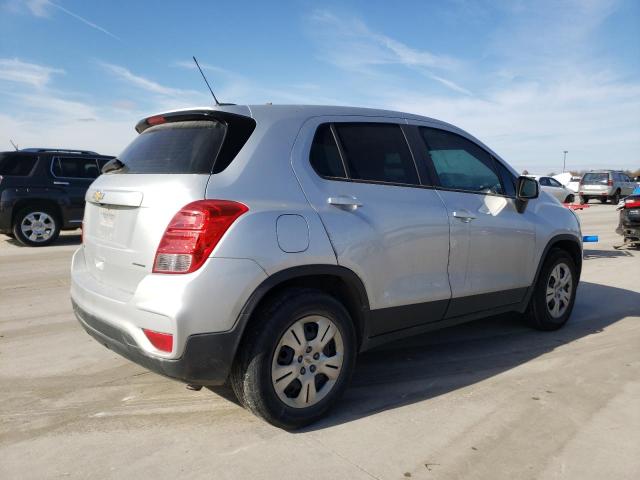 3GNCJKSBXJL416329 - 2018 CHEVROLET TRAX LS SILVER photo 3