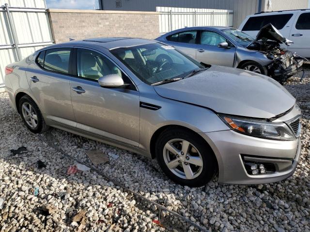 5XXGM4A74EG339145 - 2014 KIA OPTIMA LX SILVER photo 4