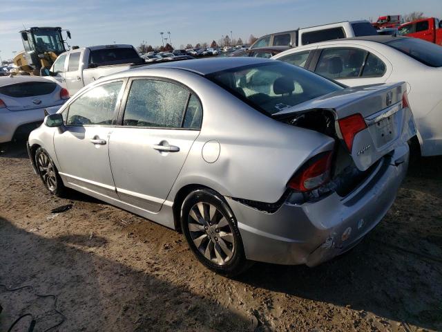 2HGFA1F97AH502781 - 2010 HONDA CIVIC EXL ვერცხლისფერი ფოტო 2