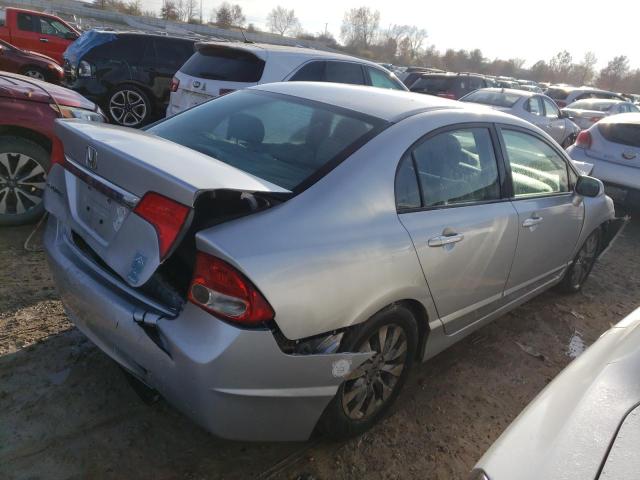 2HGFA1F97AH502781 - 2010 HONDA CIVIC EXL ვერცხლისფერი ფოტო 3