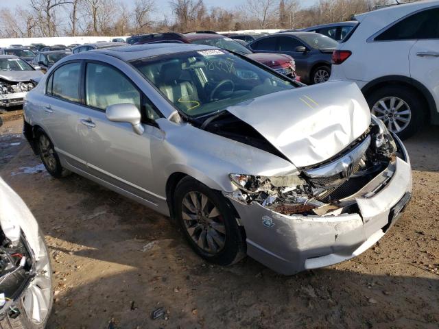2HGFA1F97AH502781 - 2010 HONDA CIVIC EXL ვერცხლისფერი ფოტო 4