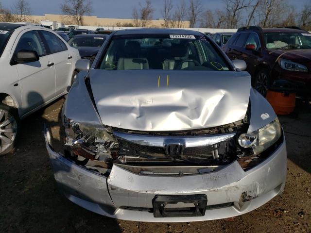 2HGFA1F97AH502781 - 2010 HONDA CIVIC EXL SILVER photo 5