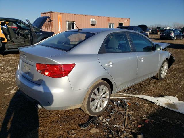 KNAFW4A37C5559624 - 2012 KIA FORTE SX SILVER photo 3