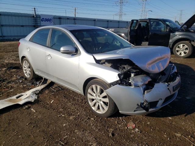 KNAFW4A37C5559624 - 2012 KIA FORTE SX SILVER photo 4