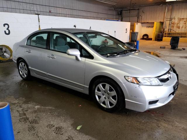 2HGFA16559H315855 - 2009 HONDA CIVIC LX SILVER photo 4