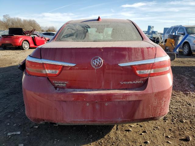 1G4PP5SK1F4149181 - 2015 BUICK VERANO RED photo 6