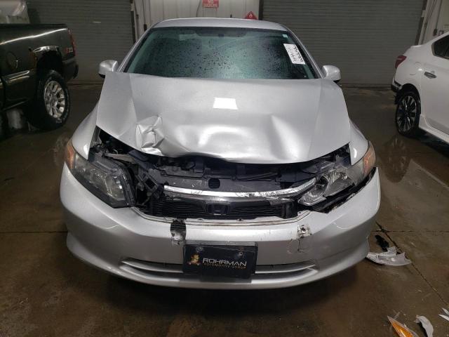 2HGFB2F59CH303623 - 2012 HONDA CIVIC LX SILVER photo 5