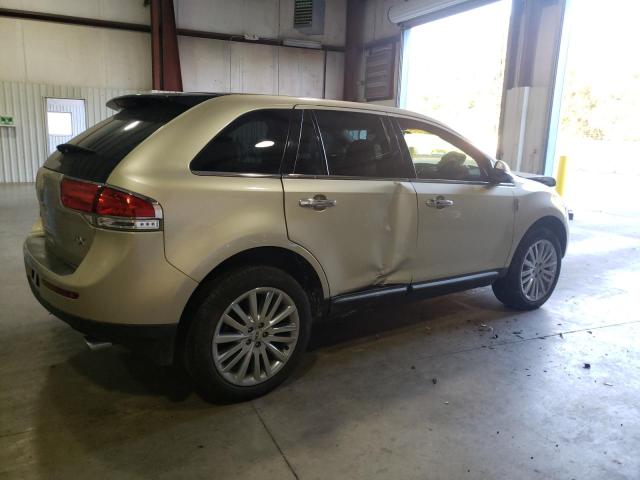 2LMDJ6JK0BBJ22876 - 2011 LINCOLN MKX GOLD photo 3