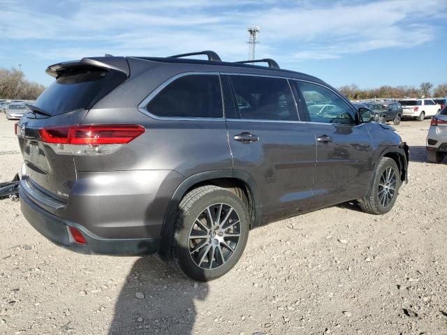 5TDJZRFHXJS551093 - 2018 TOYOTA HIGHLANDER SE GRAY photo 3