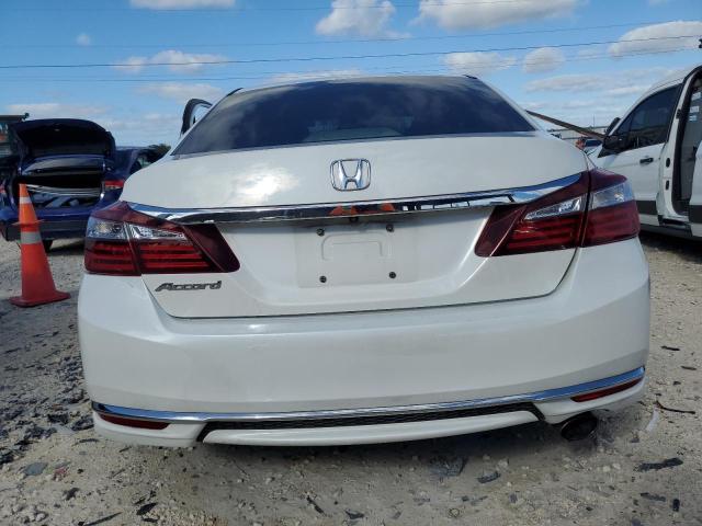 1HGCR2F35HA120576 - 2017 HONDA ACCORD LX WHITE photo 6