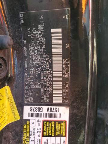 5TDKK3DC4CS247628 - 2012 TOYOTA SIENNA LE BLACK photo 13