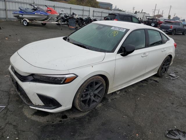 2HGFE2F5XPH511670 - 2023 HONDA CIVIC SPORT WHITE photo 1