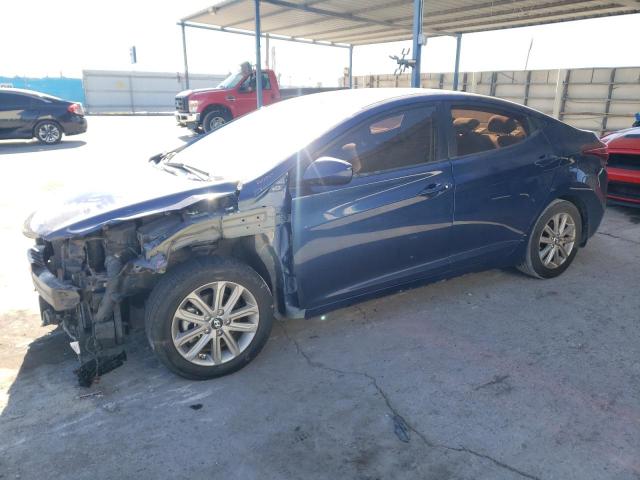 5NPDH4AE4GH661488 - 2016 HYUNDAI ELANTRA SE BLUE photo 1