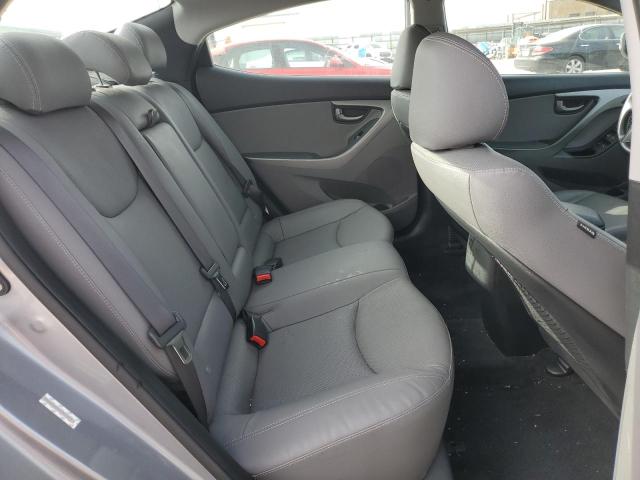 KMHDH4AH1FU321676 - 2015 HYUNDAI ELANTRA SE GRAY photo 10