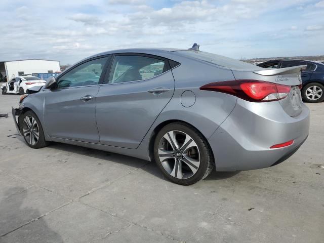 KMHDH4AH1FU321676 - 2015 HYUNDAI ELANTRA SE GRAY photo 2