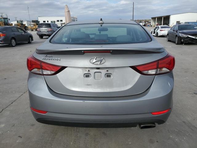 KMHDH4AH1FU321676 - 2015 HYUNDAI ELANTRA SE GRAY photo 6