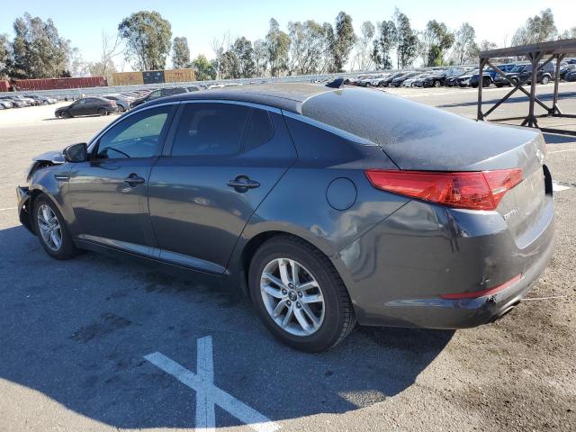 KNAGM4A71B5145976 - 2011 KIA OPTIMA LX GRAY photo 2