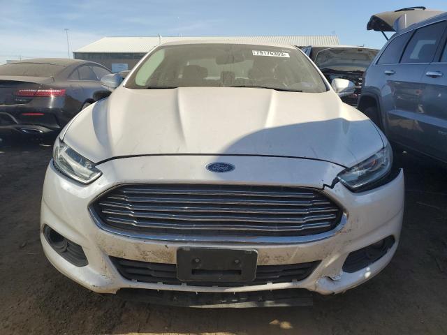 3FA6P0LU4ER129747 - 2014 FORD FUSION SE HYBRID WHITE photo 5