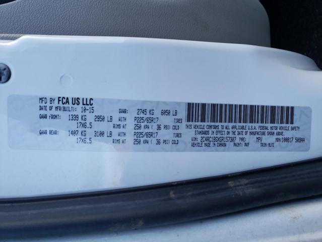 2C4RC1BGXGR157307 - 2016 CHRYSLER TOWN & COU TOURING 白色 照片 13