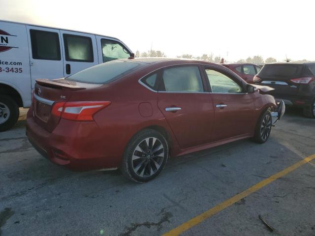 3N1AB7AP1KY265637 - 2019 NISSAN SENTRA S BURGUNDY photo 3