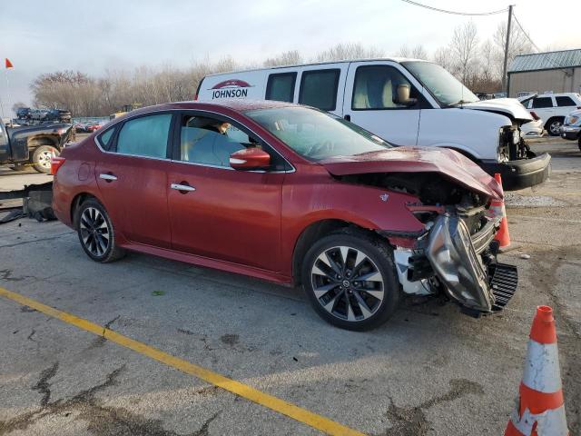 3N1AB7AP1KY265637 - 2019 NISSAN SENTRA S BURGUNDY photo 4