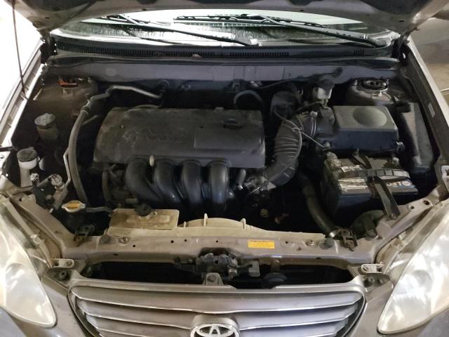 2T1BR32E84C269352 - 2004 TOYOTA COROLLA CE GRAY photo 11