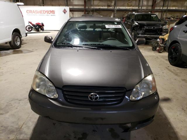 2T1BR32E84C269352 - 2004 TOYOTA COROLLA CE GRAY photo 5