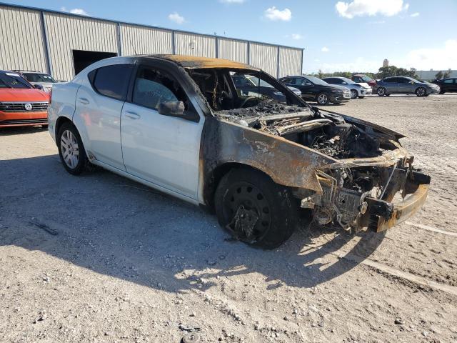 1B3BD4FBXBN501577 - 2011 DODGE AVENGER EXPRESS WHITE photo 4