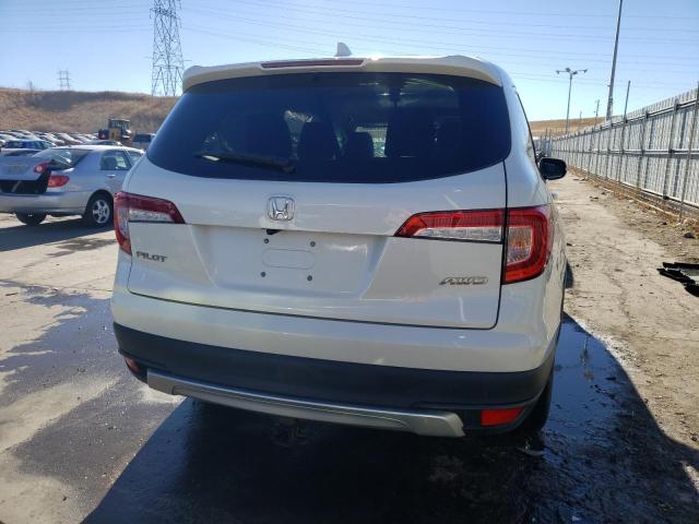 5FNYF6H52KB062184 - 2019 HONDA PILOT EXL WHITE photo 6