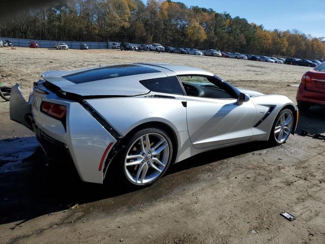 1G1YD2D73K5107276 - 2019 CHEVROLET CORVETTE STINGRAY 2LT SILVER photo 3