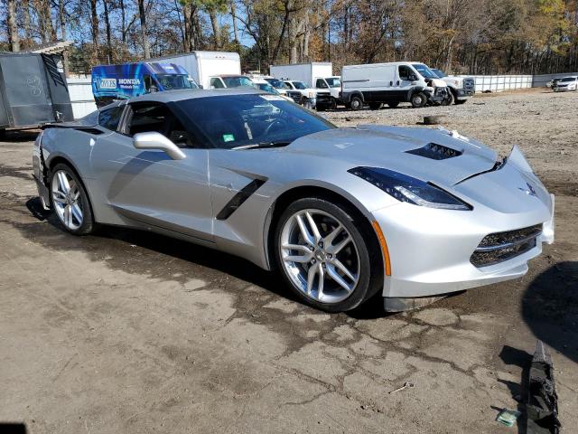 1G1YD2D73K5107276 - 2019 CHEVROLET CORVETTE STINGRAY 2LT SILVER photo 4