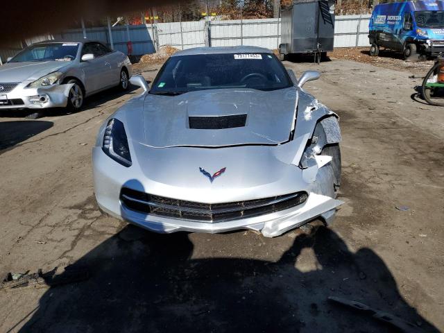 1G1YD2D73K5107276 - 2019 CHEVROLET CORVETTE STINGRAY 2LT SILVER photo 5