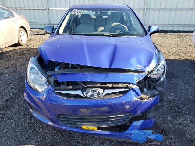 KMHCT4AE0CU152584 - 2012 HYUNDAI ACCENT GLS BLUE photo 5