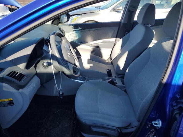 KMHCT4AE0CU152584 - 2012 HYUNDAI ACCENT GLS BLUE photo 7