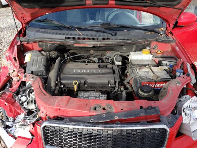 KL1TD66E99B650235 - 2009 CHEVROLET AVEO LS 红色 照片 11