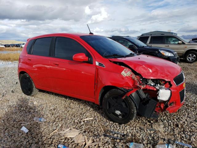 KL1TD66E99B650235 - 2009 CHEVROLET AVEO LS 红色 照片 4