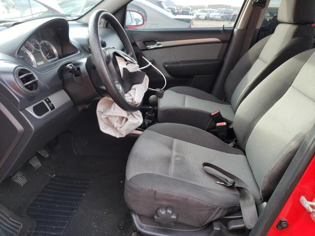 KL1TD66E99B650235 - 2009 CHEVROLET AVEO LS 红色 照片 7