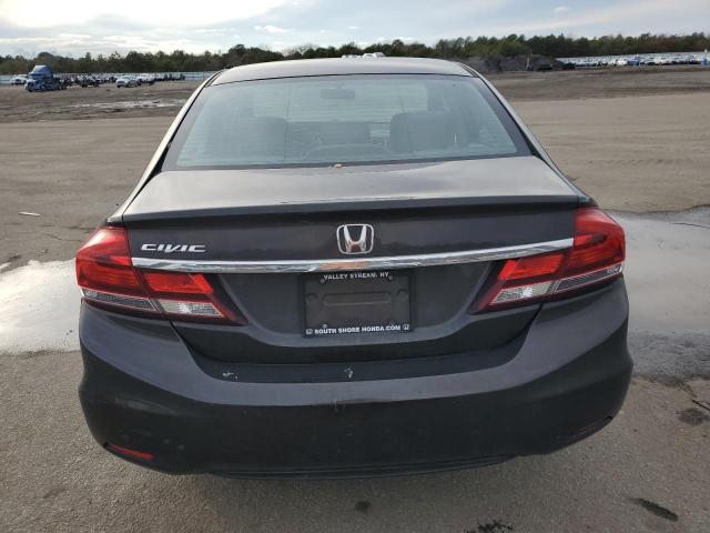 2HGFB2F51DH589064 - 2013 HONDA CIVIC LX BLACK photo 6