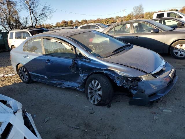 19XFA16949E004009 - 2009 HONDA CIVIC EXL 蓝色 照片 4