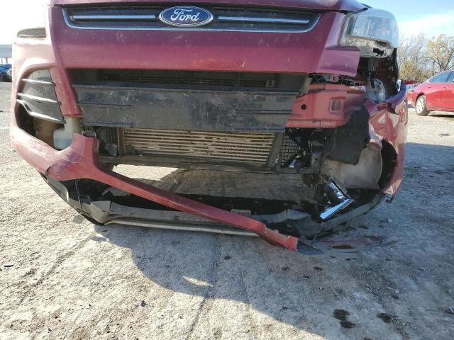 1FMCU0JX6EUD43811 - 2014 FORD ESCAPE TITANIUM RED photo 9