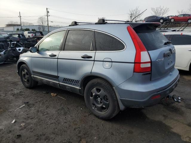 5J6RE48378L004887 - 2008 HONDA CR-V LX BLUE photo 2