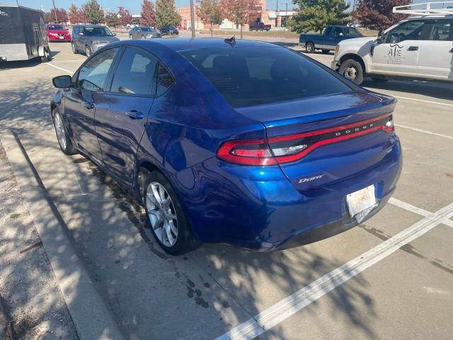 1C3CDFBAXDD117906 - 2013 DODGE DART SXT BLUE photo 3