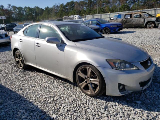 JTHBF5C22B5141254 - 2011 LEXUS IS 250 SILVER photo 4