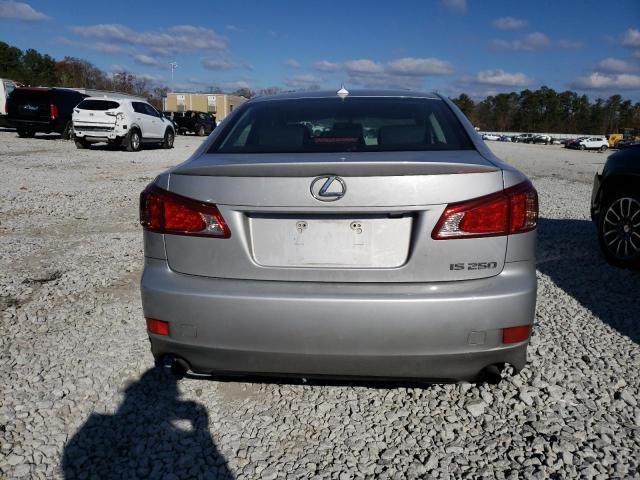 JTHBF5C22B5141254 - 2011 LEXUS IS 250 SILVER photo 6