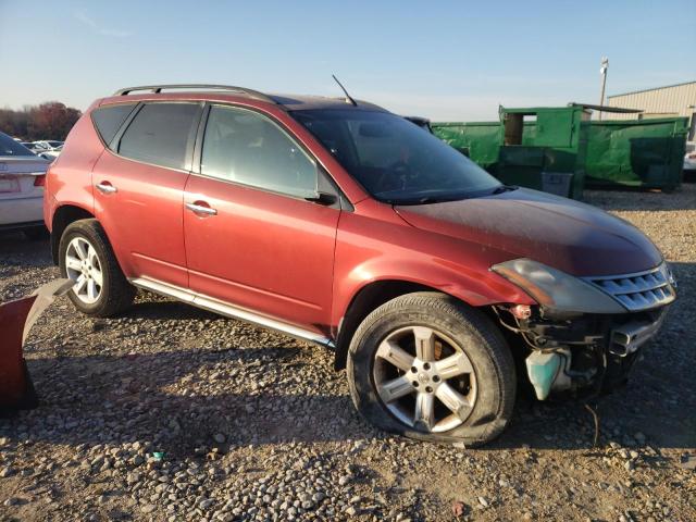 JN8AZ08T96W422674 - 2006 NISSAN MURANO SL BURGUNDY photo 4