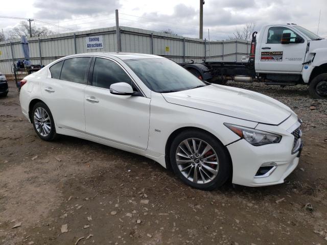 JN1EV7AR6JM430836 - 2018 INFINITI Q50 LUXE WHITE photo 4