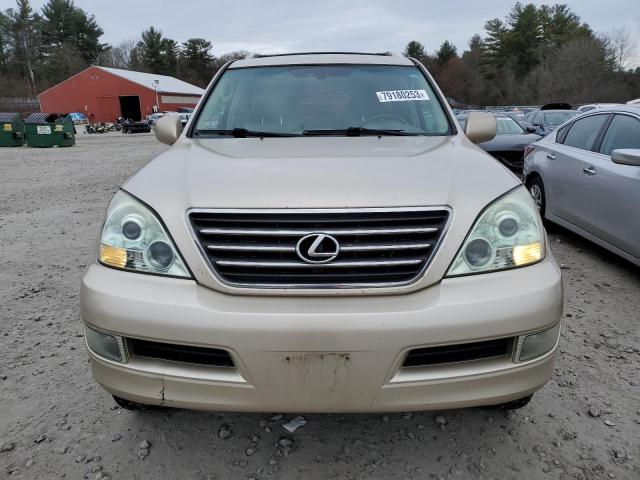 JTJBT20X990177777 - 2009 LEXUS GX 470 GOLD photo 5