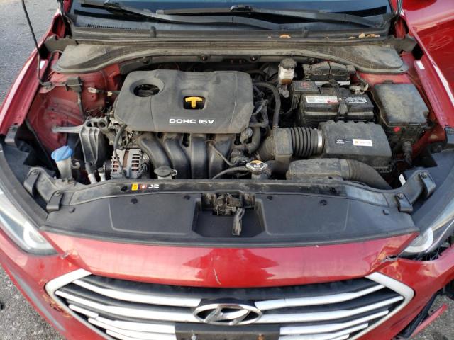 KMHD84LF5HU224141 - 2017 HYUNDAI ELANTRA SE RED photo 11