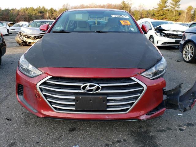 KMHD84LF5HU224141 - 2017 HYUNDAI ELANTRA SE RED photo 5