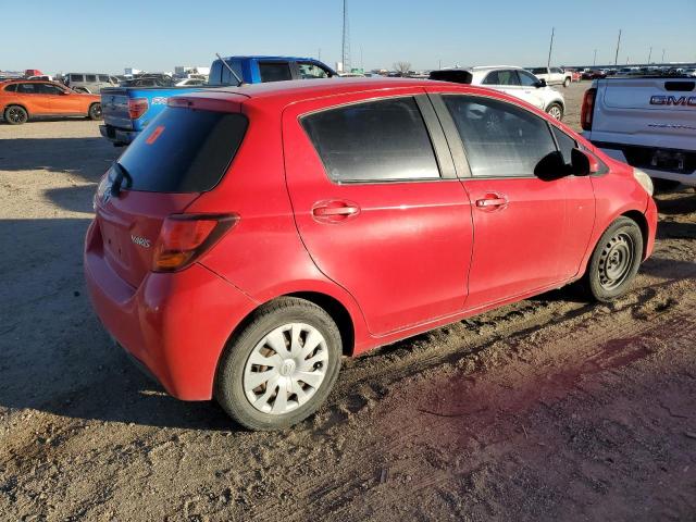 VNKKTUD35FA046655 - 2015 TOYOTA YARIS RED photo 3